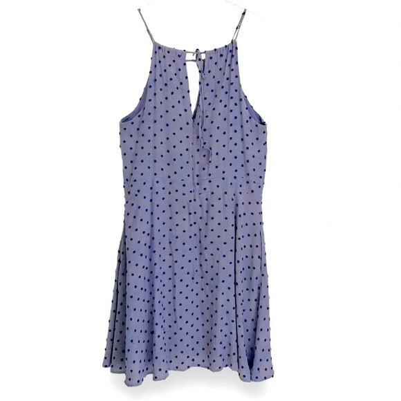 Anthropologie Sunday In Brooklyn ‘Naya’ Fit & Flare Blue Polka Dot Dress Size XL - Picture 6 of 9